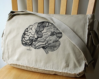 Brain Messenger Bag Laptop Bag for Men Bag for Women