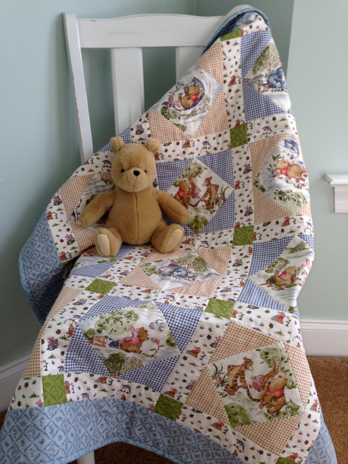 Winnie The Pooh Quilt by EasingTension on Etsy