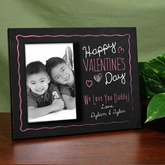 Personalized Happy Valentine's Day Printed Frame