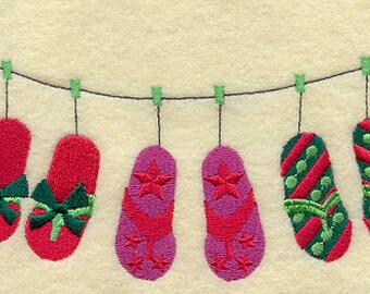 christmas flip flops