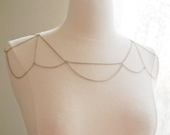 Geometric Polygon Collar Chain Necklace
