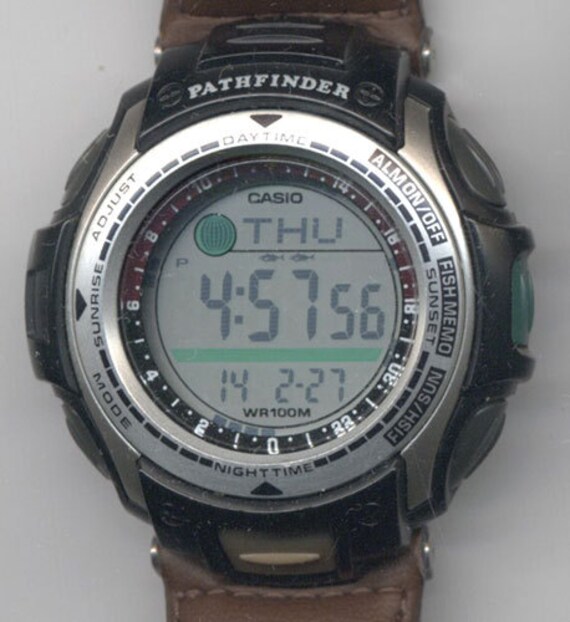 casio forester fishing watch