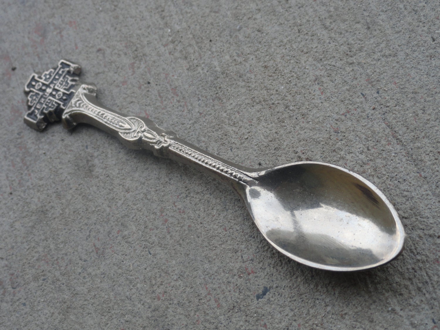 Vintage Jerusalem Israel Collectible Spoon Haute Juice