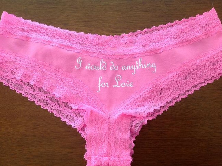 Personalized Honeymoon Bachelorette or Wedding panties by urnstyle