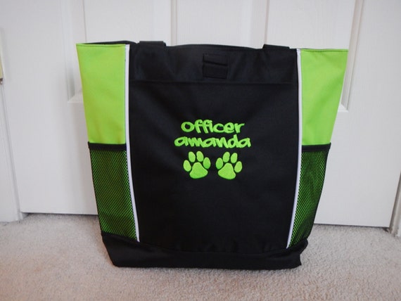 Tote Bag Personalized Paw Prints Dog Groomer Walker Puppy Vet ...