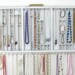 Jewelry Organizer Display in distressed white