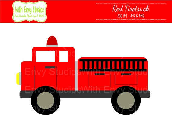 clip art fire truck free - photo #49