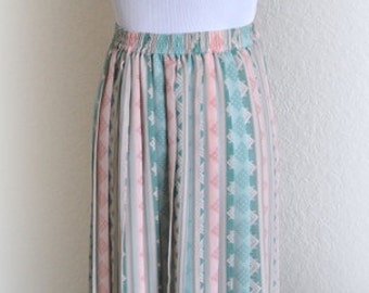 Items similar to Thai Silk Ikat Maxi Skirt / xs - s / wrap skirt midi