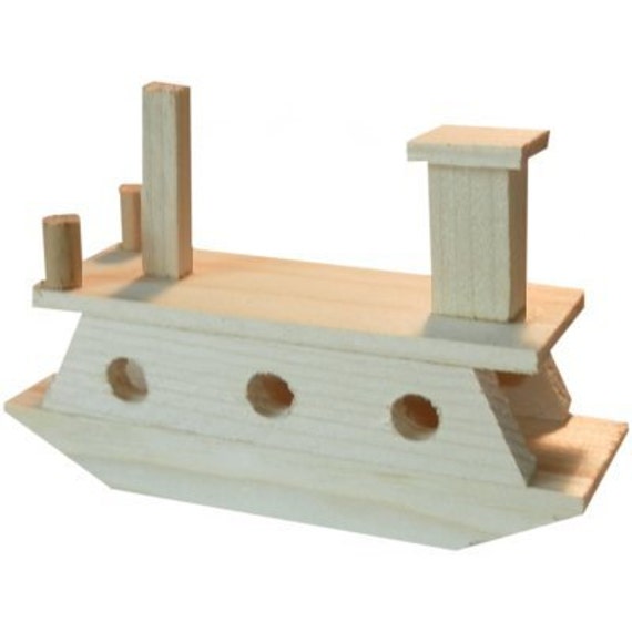 Ferry Boat Wood Craft Kit by CraftKitsAndSupplies on Etsy