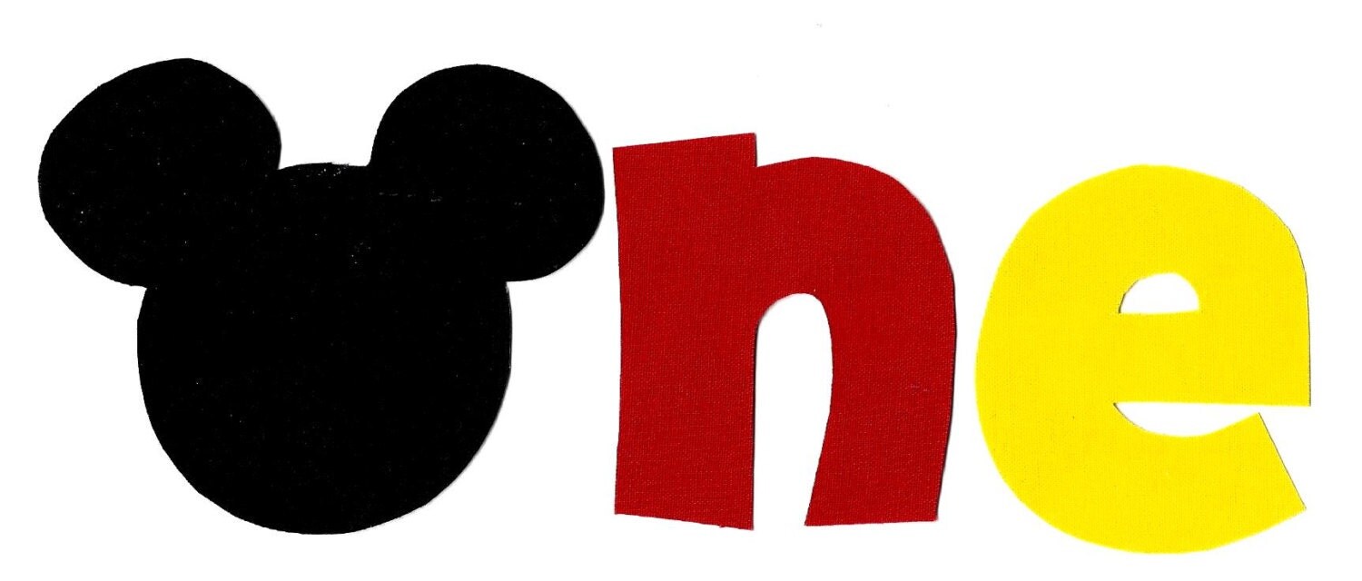 mickey mouse iron on one applique diy