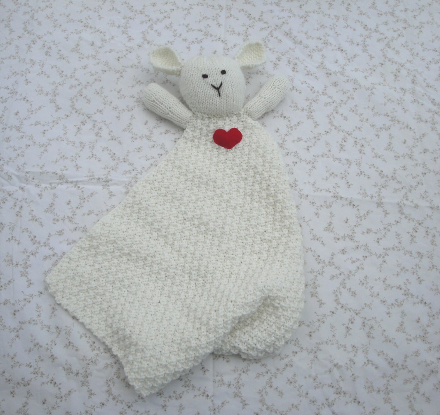 lamb lovey blanket