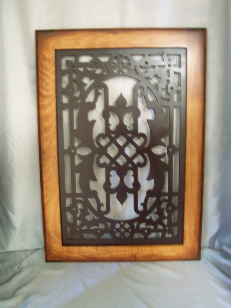 Door Panel Insert in decorative iron.. Available