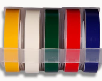 Motex Embossing Label Maker Refill Tape (9mm) - STANDARD MIX