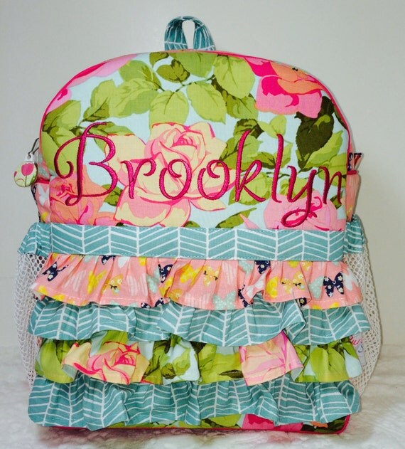 Toddler/Child Ruffle Backpack (Made to Order)