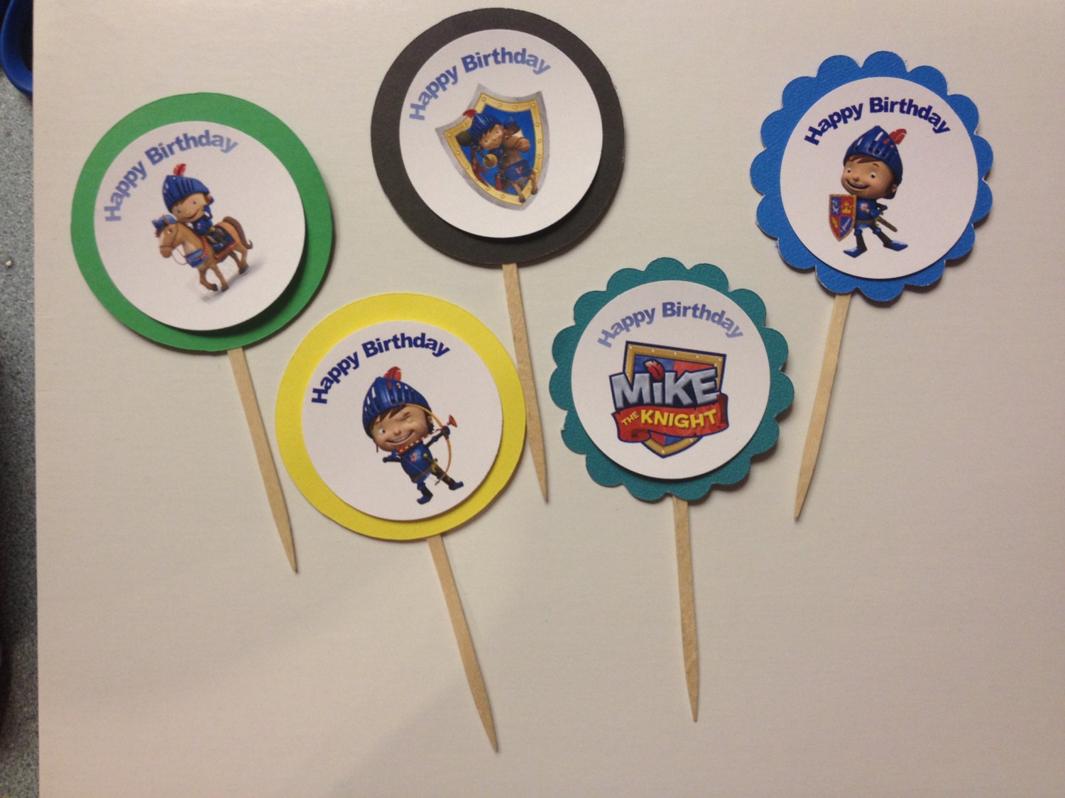 Mike the Knight Cupcake Toppers