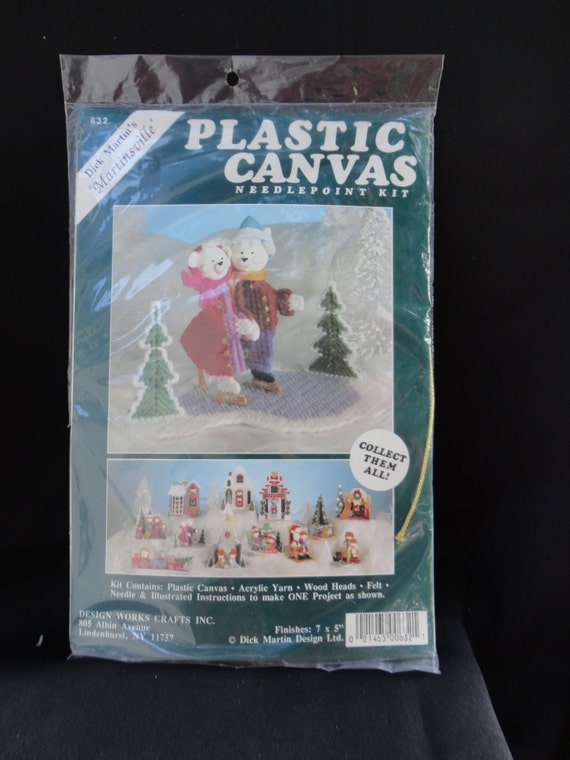 Plastic Canvas Winter Scene Needlepoint Kit Dick Martin's