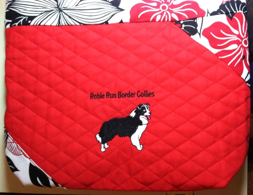 Embroidered Dog Breed/Kennel Name Purses