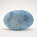 cornflower blue mosaic mother of pearl oval bead 42mm (last one)