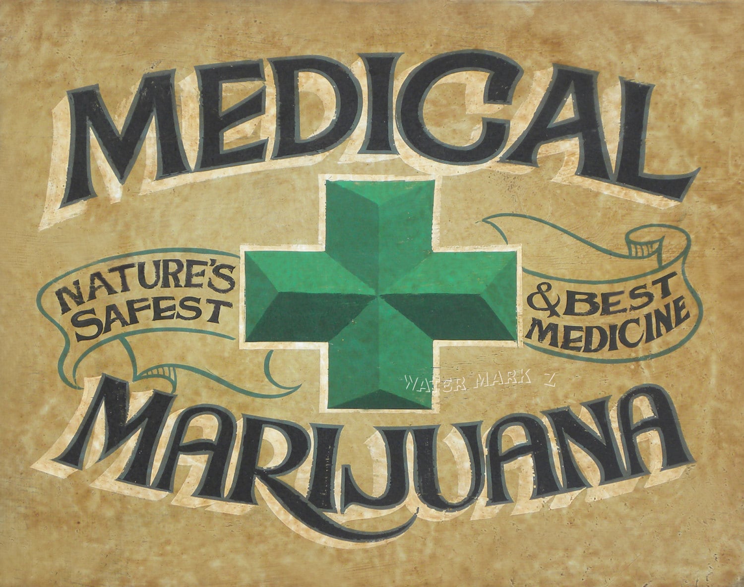 Medical Marijuana Dispensary Print canabis art