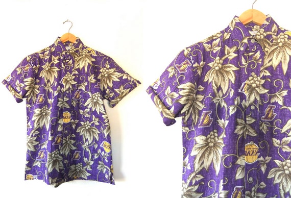 lakers hawaiian shirt