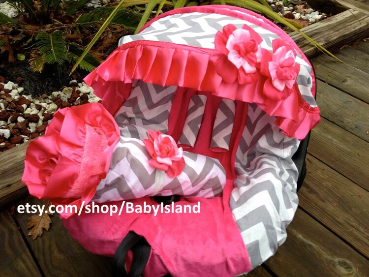 Baby Car Seat Cover Canopy Blanket Infant Car Seat by BabyIsland