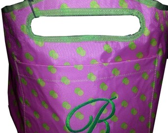 personalized picnic tote