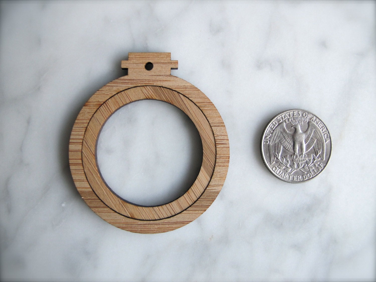 Miniature embroidery frames pack of 2 x hoops 2