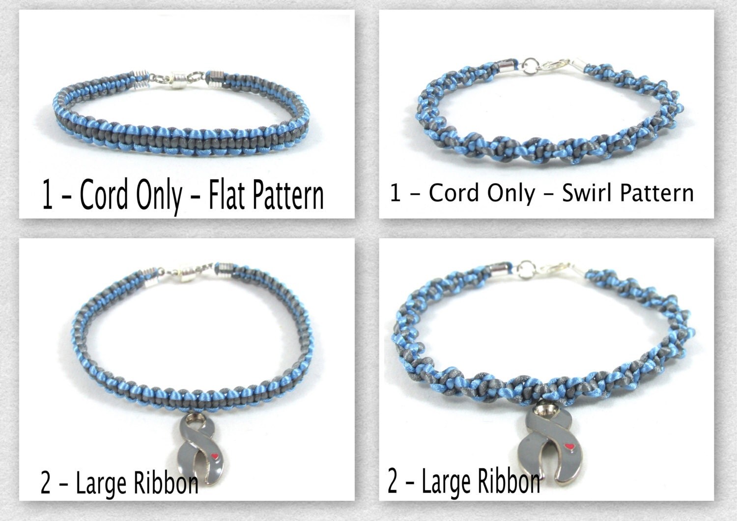 Type 1 Diabetes Awareness Bracelet Macrame Custom Juvenile