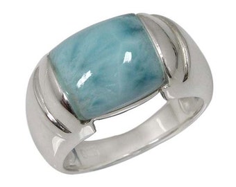 Larimar Ring. 25% OFF! on this Sterling Silver Larimar Ring. Available in US Ring Sizes 5 - 12.