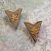 Vintage Wild West Matching Collar Tips