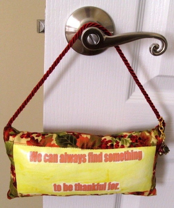 Pillow door knob pillow door hanging pillow door by Page2of1