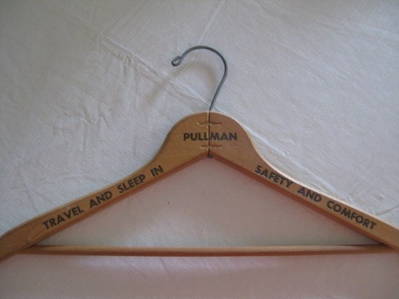 Vintage Pullman Wooden Hanger