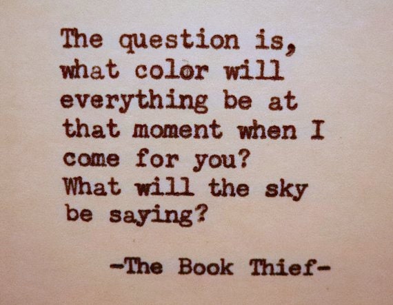 The Book Thief Quotes. QuotesGram