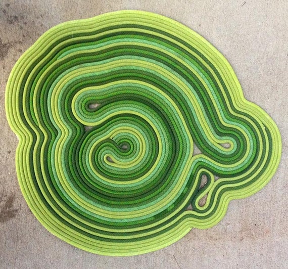 Items similar to Upcycled Climbing Rope Rugs on Etsy