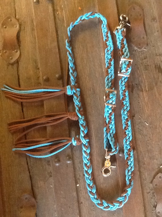Items similar to Breast collar horse tack equestrian braided paracord