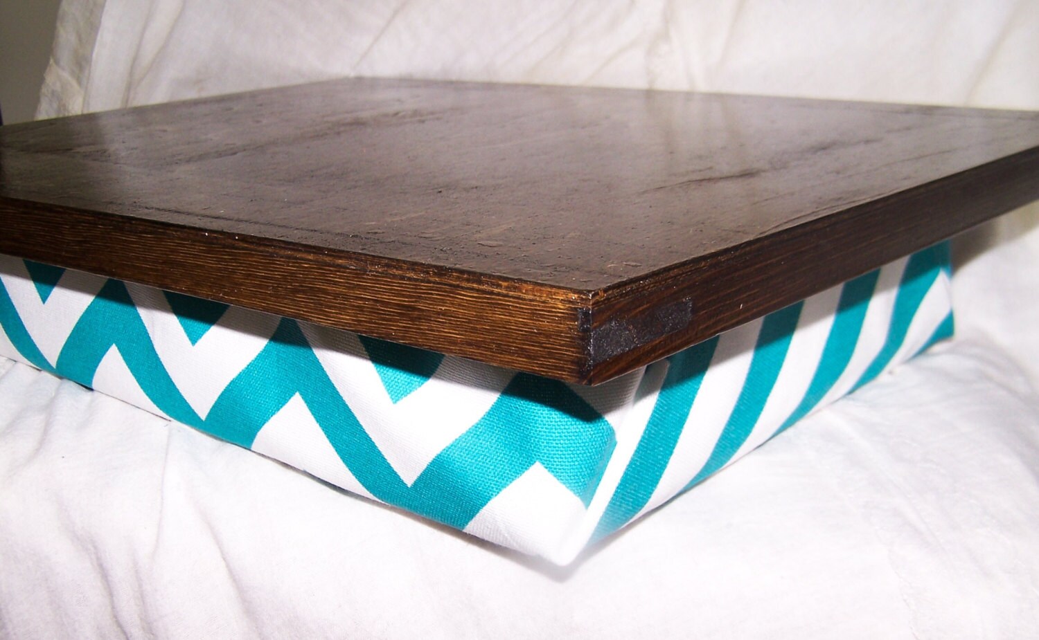 Lapdesk Lap board Laptop Wood Desk iPAD Warm Walnut stain