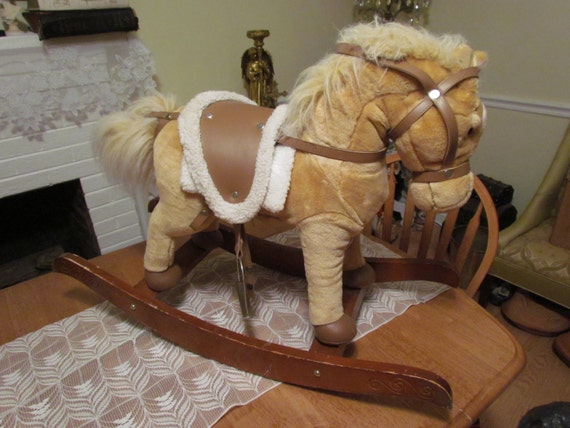 vintage stuffed horse