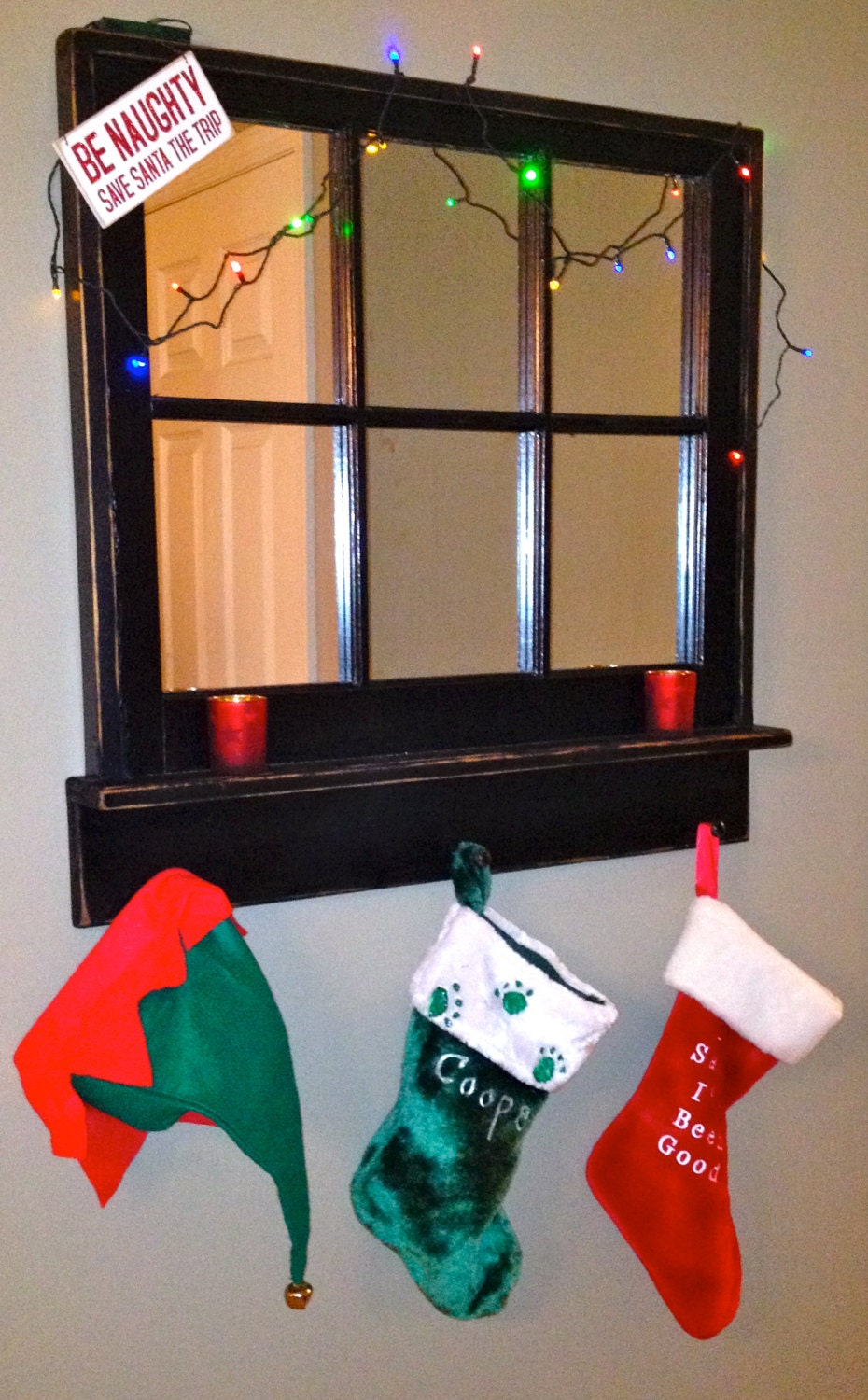 Reserved for Customer 20 OFF Black 6 Pane Window Frame