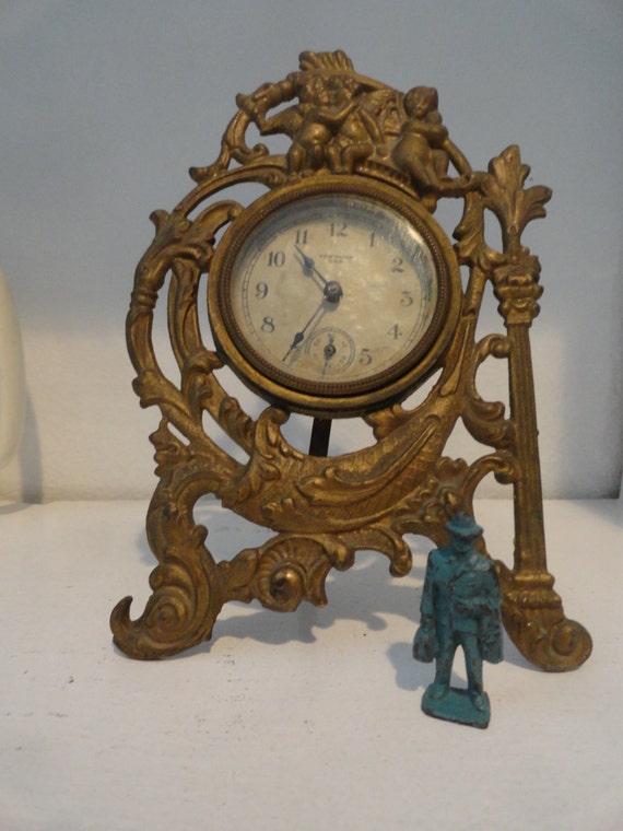 Antique New Haven Clock Company Cherub clock