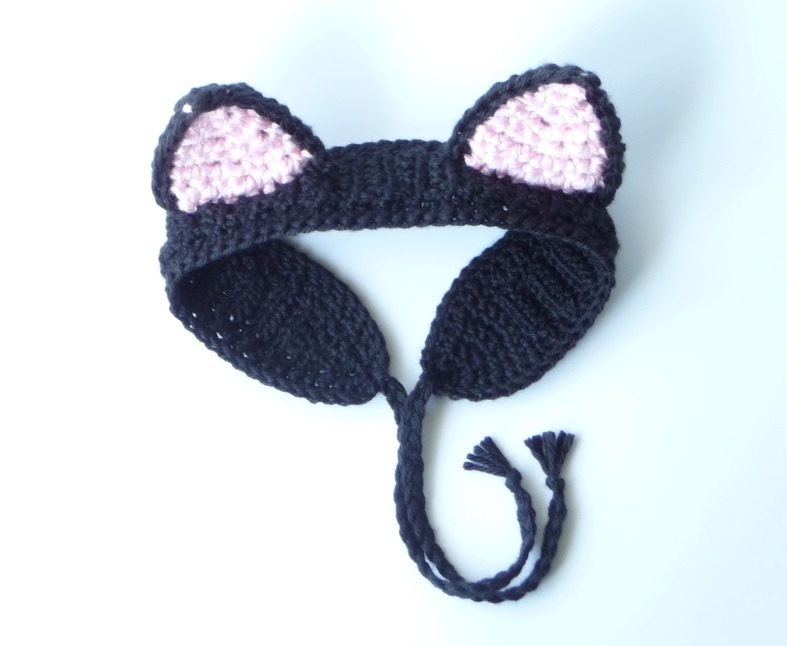 Cat Ears Kitten Ears CROCHET PATTERN Kawaii Clothing Soft