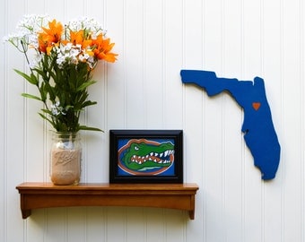 Florida Gator Wall Art florida gators | etsy Florida Gator Wall Art florida gators | etsy