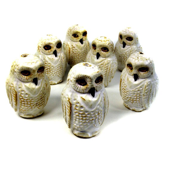 Snowy Owl Light Pull Cord Pull Novelty Animal Hand Crafted