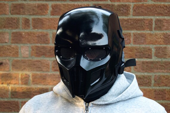 Mortal Kombat Noob Saibot Full Face BLK Airsoft Mask Made to