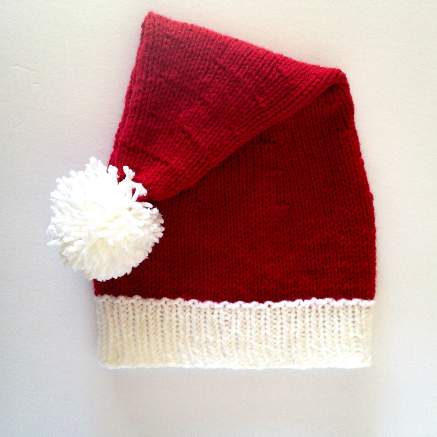 Knit Santa Hat Santa Claus Hat Santa Clause Hat christmas