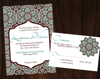 Printable DIY Moroccan Invitation No.95 by DigitalPrintWorks