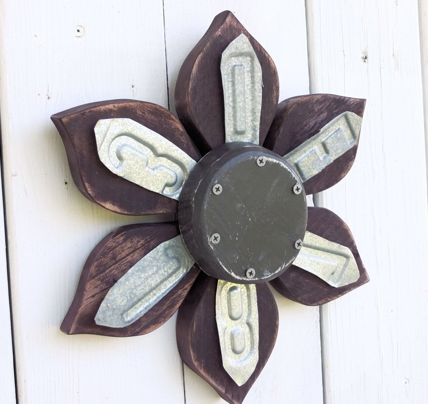 Bohemian Decor Reclaimed Wood Wall Art Metal Wall Art Gypsy