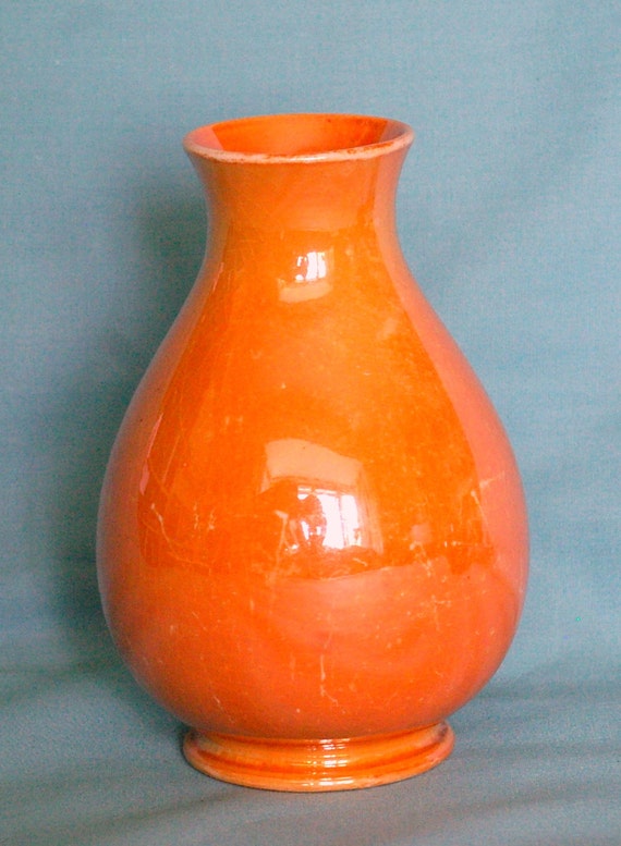 Moorcroft Orange Lustre Vase. by MicksTreasures on Etsy