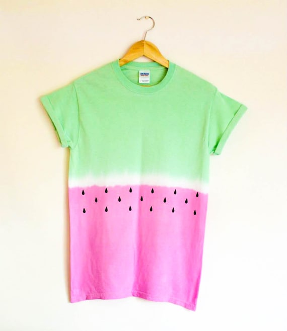 how to make a watermelon tie dye shirt