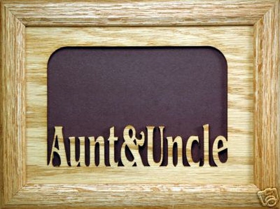 Items similar to Aunt and Uncle Picture Frame 5x7 on Etsy