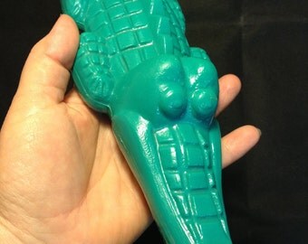 Crocodile toy plastic vintage. Russia, USSR